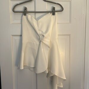 NWT Roly Poly strapless asymmetrical top size large